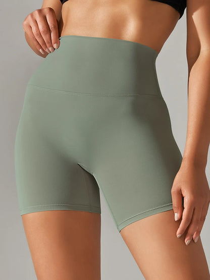 Women High Waist Yoga Legging Shorts - Squat Proof Quick Dry Fitness Cycling Shorts for Gym Workout & Sports