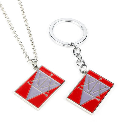 Hunter x Hunter Gon Freecss License Keychain - Anime Pendant Car Keyring Jewelry Accessory for Men and Women