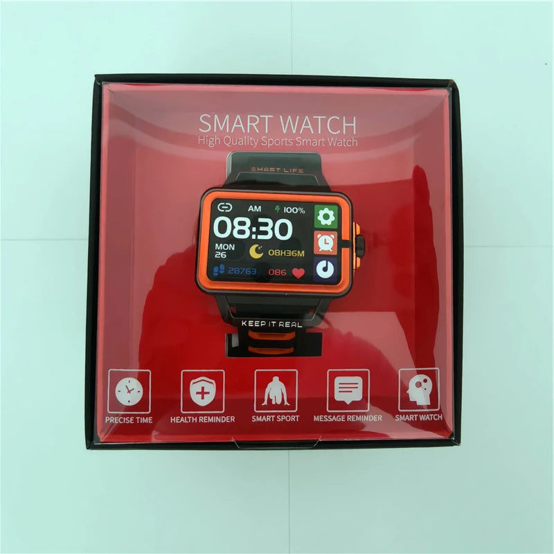 S666 Smart Watch - Waterproof Sports Smartwatch with Heart Rate Monitor for iOS & Android Phones