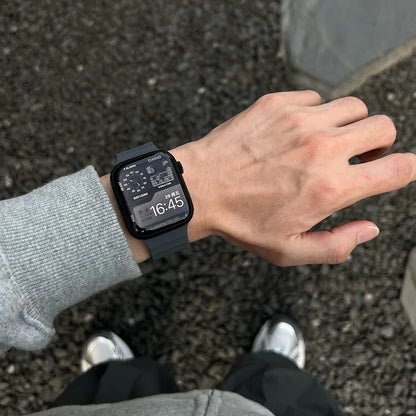 Ocean Strap for Apple Watch - Silicone Magnetic Sport Band for 41mm-49mm, Compatible with Series 6, SE, 7, 8, 9, 10, and Ultra