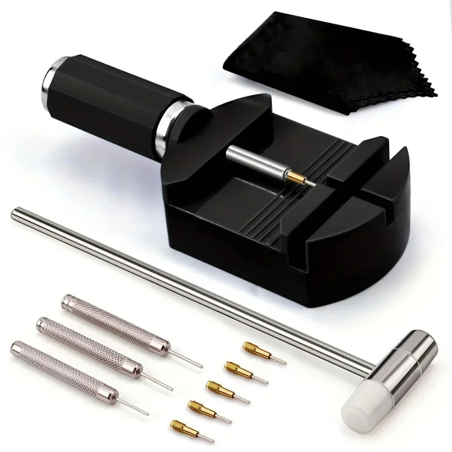 Watch Link Removal Tool Kit - Watch Band Pin Remover & Strap Adjustment Repair Tool Set