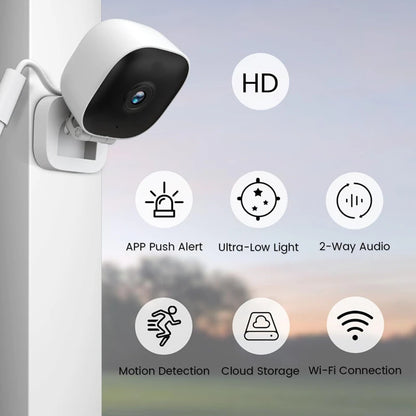 Xiaomi 4K Mini Security Camera – WiFi IP65 Waterproof Night Vision Monitor with Motion Detection & 2-Way Audio