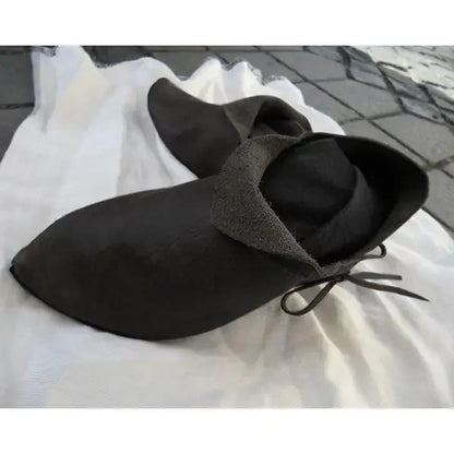 Men’s Medieval Viking PU Leather Boots - Victorian Renaissance Ankle Shoes for Cosplay & Halloween