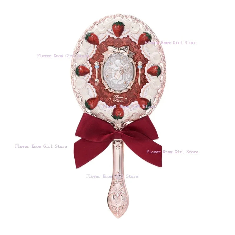 Flower Knows Butterfly Cloud Collar Makeup Mirror – Compact Handheld Mirror