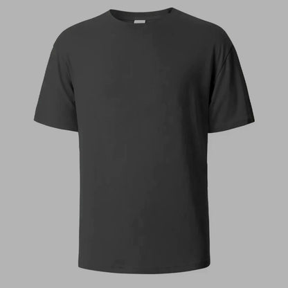 Heavyweight 100% Cotton T-Shirt - Thick Knit Round Neck Short Sleeve Tee 500/300g