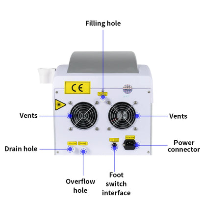 Q-Switch ND YAG Laser Machine – Tattoo & Eyebrow Removal, Mole & Freckle Whitening (532nm 755nm 1064nm)