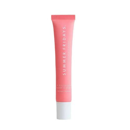 Summer Fridays Vanilla Beige Lip Balm Set – Moisturizing Lip Gloss & Transparent Lipstick with Soft Tube & Mirror