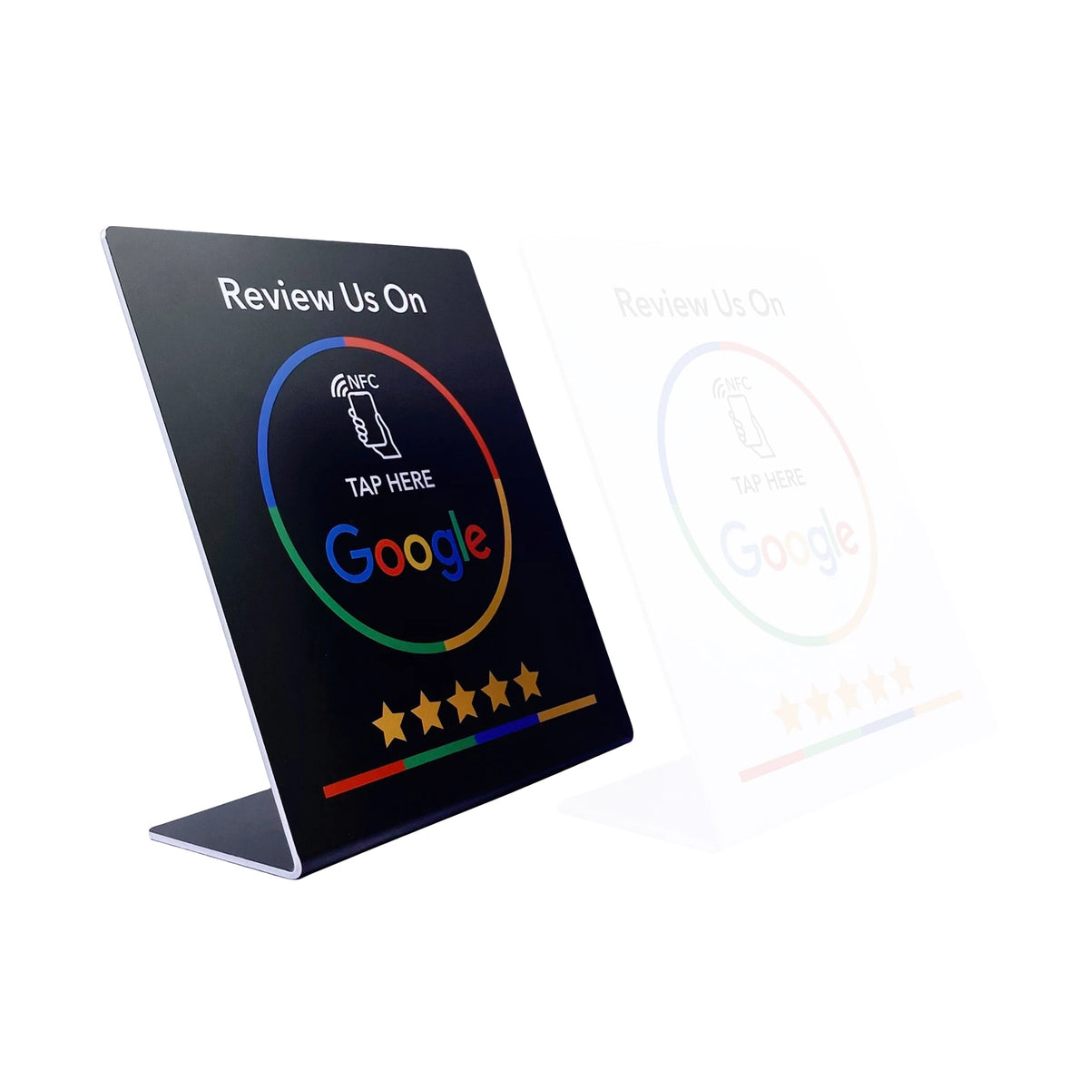 13.56MHz NFC Google Review Card - Programmable Standing Display for Business Reviews
