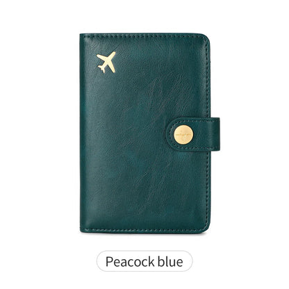 Minimalist RFID Passport Clip Multifunctional PU Leather Wallet – ID & Credit Card Holder Travel Accessory