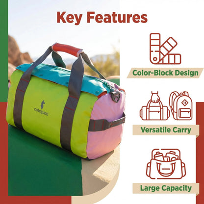 35L Large Gym Duffel Bag - Unisex Yoga Fitness Backpack, Crossbody Travel Bag for Short Trips