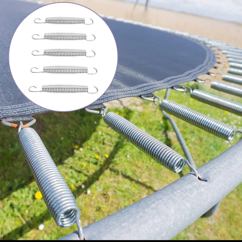 Heavy-Duty Galvanized Trampoline Springs – Steel Replacement for Superior Bounce and Durability
