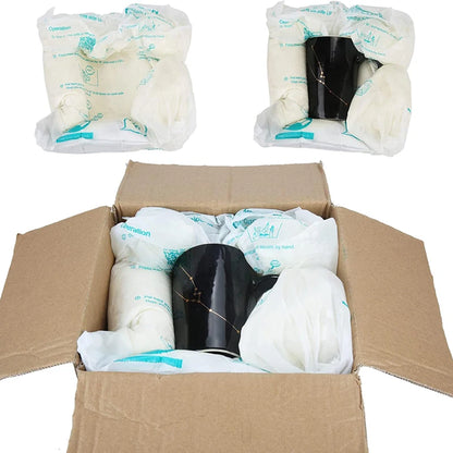 4pcs/8pcs Fragile Expanding Foam Protective Bags – Quick Foam Packing Wrap for Car Accessories & Glass Protection