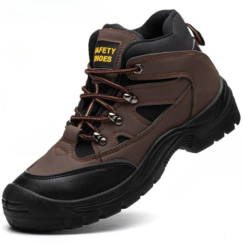 Lightweight Men's Safety Boots – Steel Toe, Anti-Puncture, Non-Slip Work Sneakers, Indestructible Work Shoes