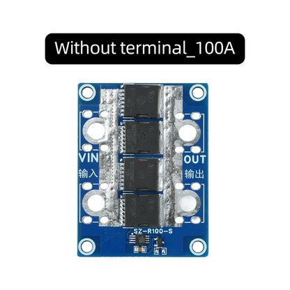 Ideal Diode Module 40A 65A 100A - No-Ground Anti-Reverse Current & Backfeed Protection for Solar and Battery Power Systems