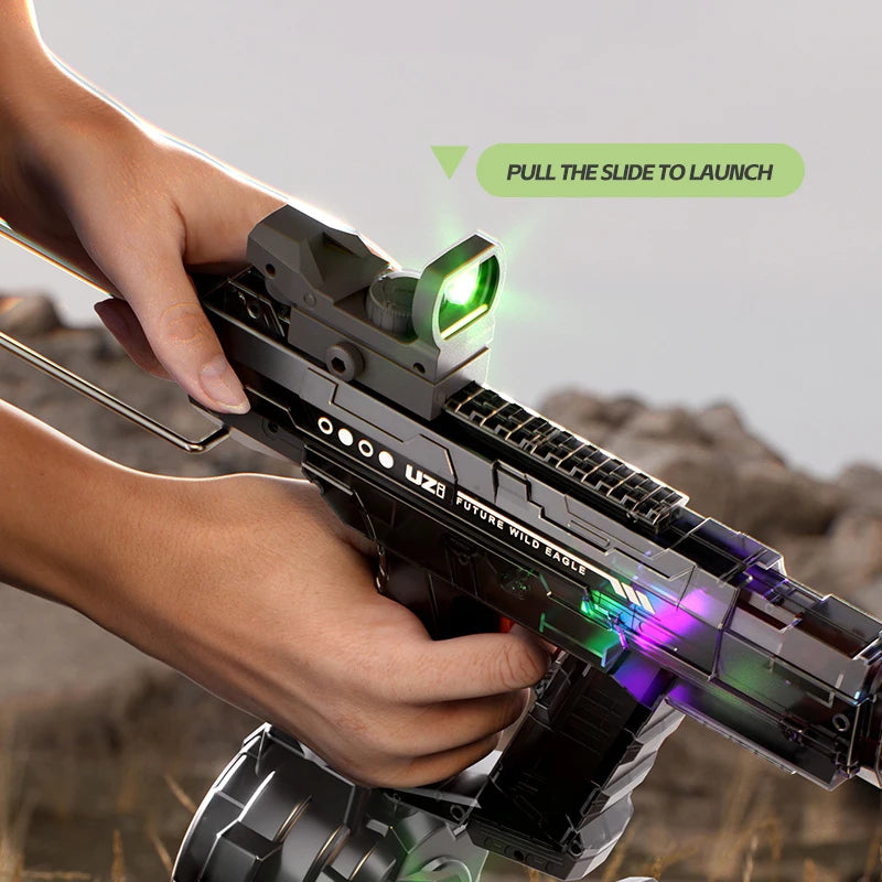 UZI High Pressure Water Gun Toy for Kids and Adults, Outdoor Swimming Pool Water Blaster, Summer Fun Play Game