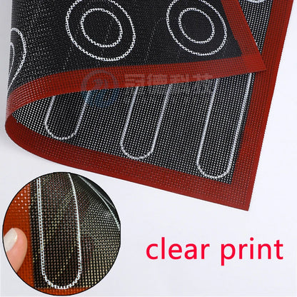 Professional Grade Silicone Macaron Baking Mat - Nonstick, for Pastry, Cookie, and Macaroon Making on Bake Pans