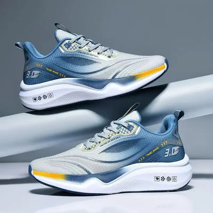 Men’s Summer Running Shoes – Cushioned Fitness Sneakers for Middle School Students & Sports Training