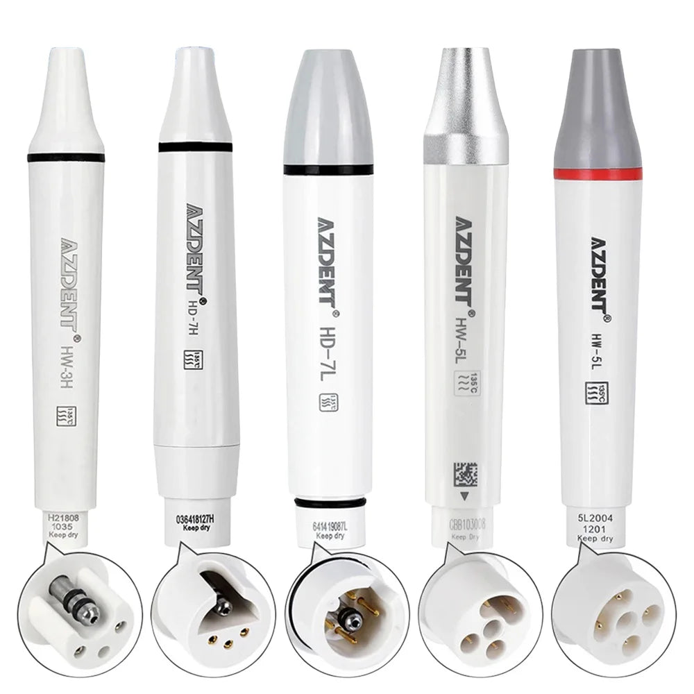 AZDENT Ultrasonic Piezo Scaler Handpiece – Compatible with SATELEC, DTE, WOODPECKER, EMS, VRN, 135° Sterilized