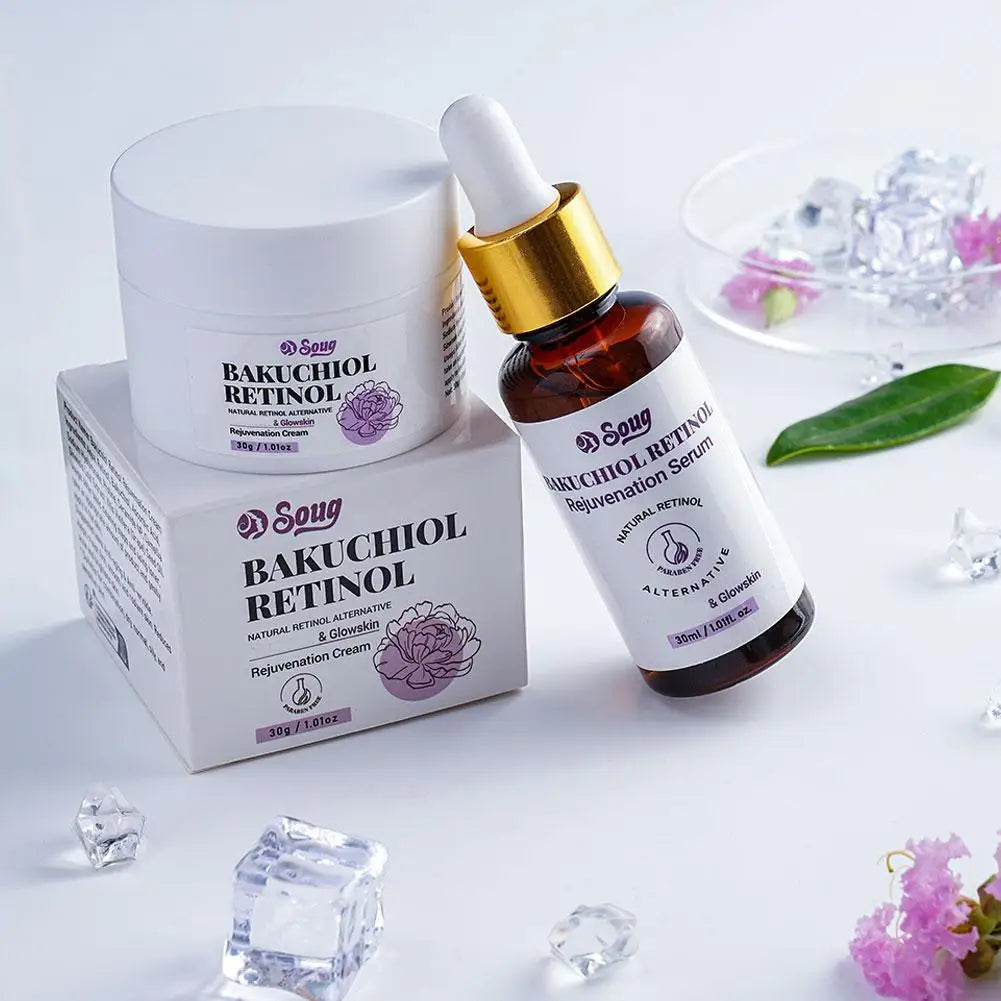 Retinol Face Cream & Serum – Hydrating, Repairing, Anti-Aging Moisturizer for Skin Rejuvenation