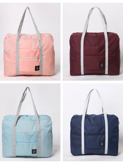 Foldable Travel Duffel Bag – Lightweight Large Capacity Carry-On for Women & Girls, Sports & Weekend Trips