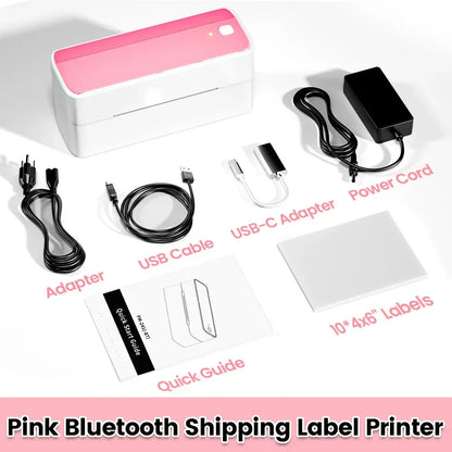 Phomemo 241 Bluetooth Thermal Label Printer – Wireless 4x6 Shipping Label Printer Compatible with iPhone, Android, Mac & Windows