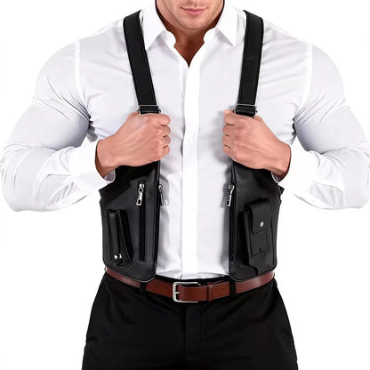 Men's Retro Underarm Bag - Multifunctional Outdoor Cycling & Hiking Shoulder Phone Bag