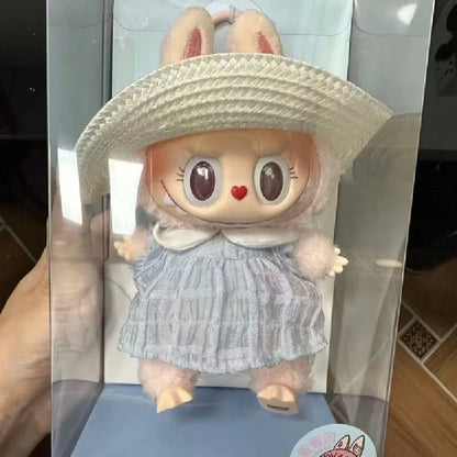 Labubu Sweetheart Doll Mokoko Plush Pendant — First Generation Vinyl Pulling Cloth Hanging Decoration