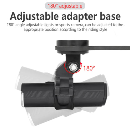 14g Carbon Fiber Bike Computer Mount - Lightweight Multifunctional Road Bike Light and GoPro Holder