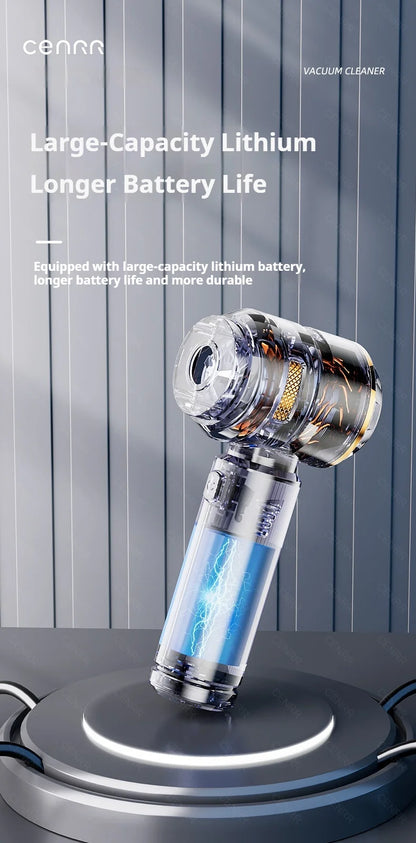 CENRR 998000PA Wireless Car Vacuum Cleaner – Powerful Portable Handheld Auto Cleaning Tool & Car Accessory
