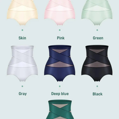 Women's High-Waist Postpartum Silk Pants – Abdominal Lifting & Shaping Girdle