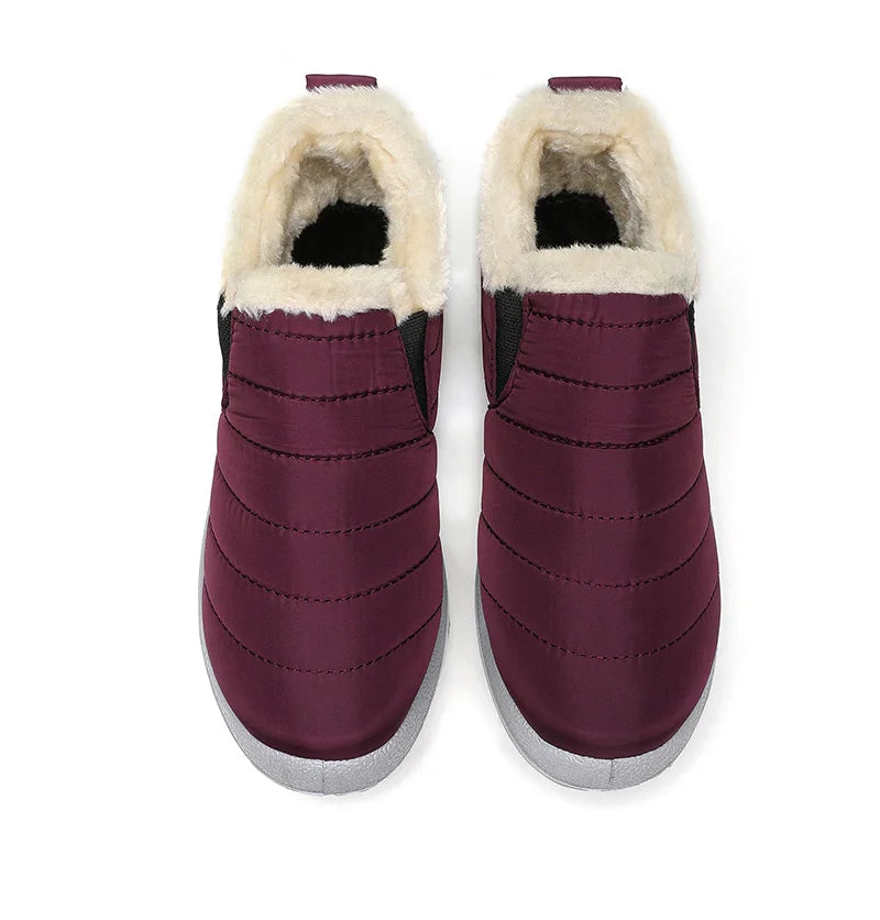 Men’s Winter Ankle Boots — Warm Fur Lined Snow Boots, Casual Shoes for Men and Couples