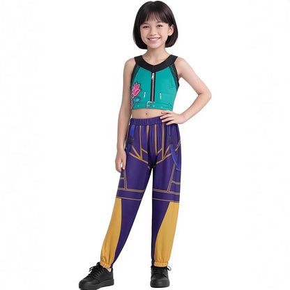 Movie K-Pop Demon Hunters Cosplay Costume – Mira, Rumi, Zoey Outfit for Girls, Halloween Party and Stage Role-Play Clothing
