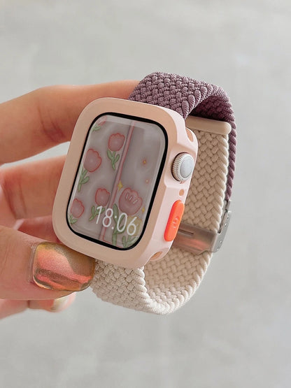 Candy Silicone Apple Watch Case & Strap - Protective Band Cover for Series 11 10 9 8 7 SE 6 5 4 Ultra 49mm 45mm 41mm 44mm 40mm
