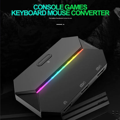 G6L Gaming Keyboard & Mouse Converter – Portable Wired Controller Adapter for Nintendo Switch, Xbox One, PS3, and PS4