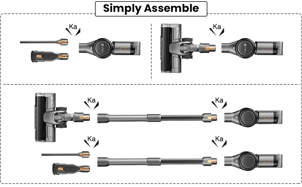 INSE S9 Stick Cordless Vacuum Cleaner - 400W, 30KPa Suction, Up to 55 Mins Runtime, 9-in-1 for Hardwood, Pet Hair, Home and Car