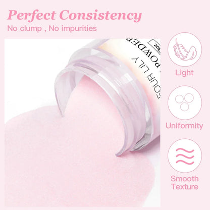 FOUR LILY Acrylic Nail Kit - Acrylic Powder, Liquid & Brush Set for Nail Extensions and Manicure