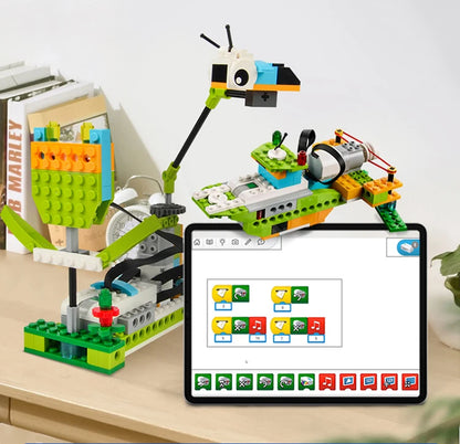 NEW WeDo 2.0 Core Set Robotics STEAM Kit – Compatible with 45300 We-Do Building Blocks, DIY Educational Toy for Christmas
