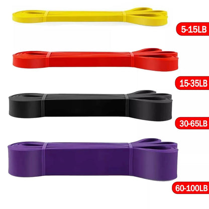 5-120lbs Fitness Resistance Band – Boxing, Agility, Yoga & Pilates Training Equipment for Home Gym
