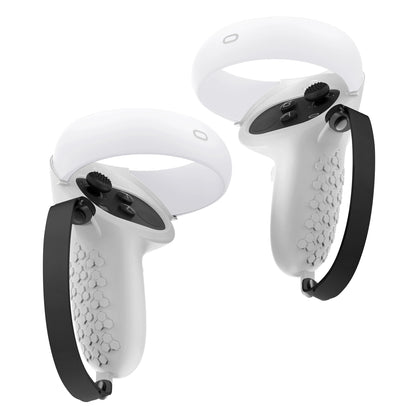 HUNDAI Oculus Quest 2 Silicone Controller Cover — Protective VR Touch Grip with Knuckle Strap