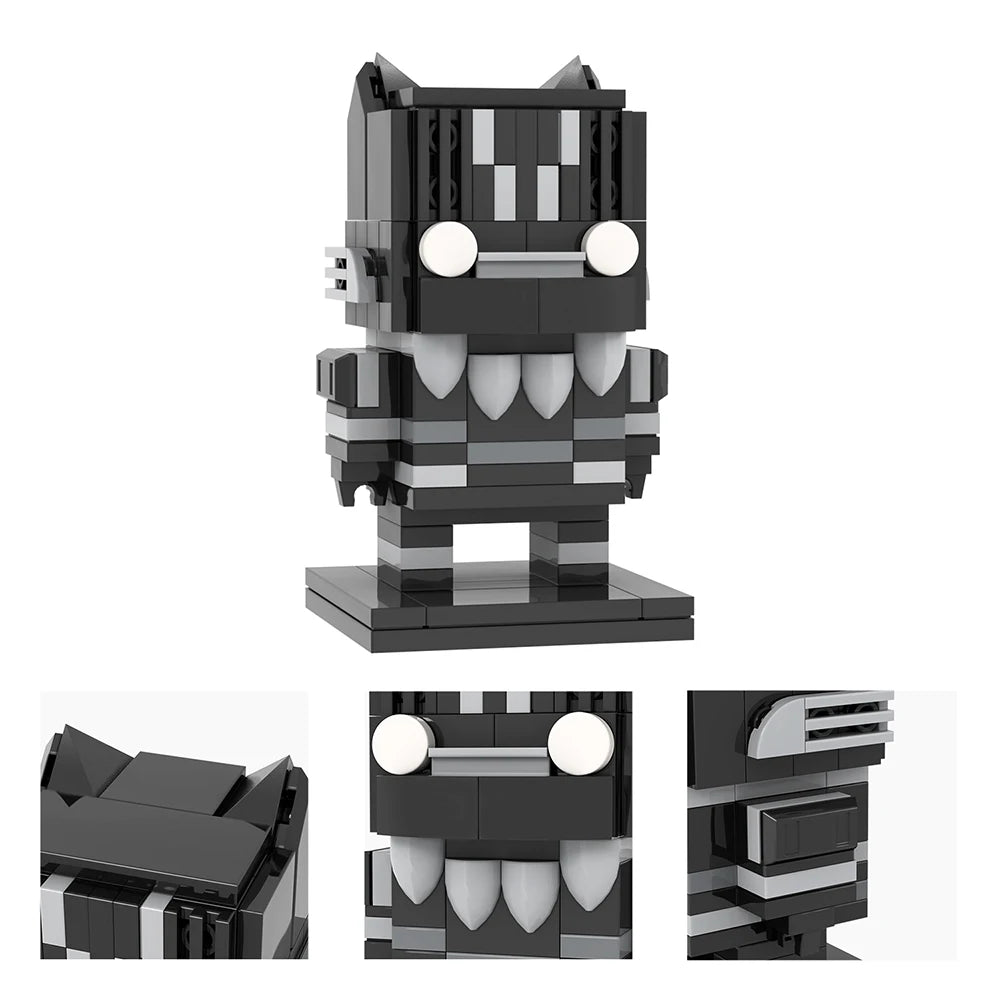 MOOXI Movie Series MOC BrickHeadz Building Blocks Set – DIY Educational Toy for Kids