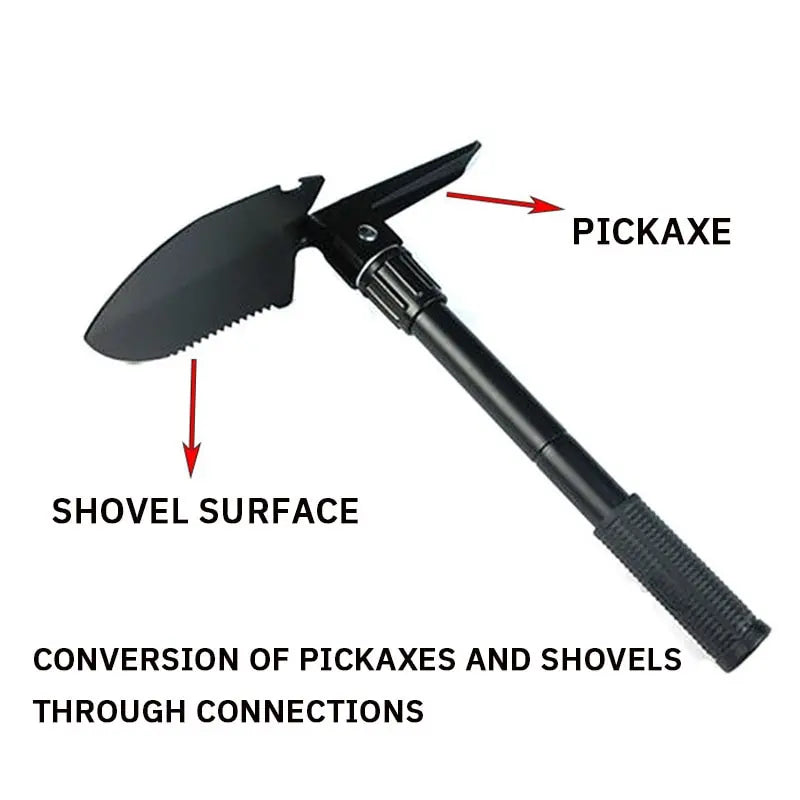 Outdoor Multifunctional Engineer Shovel: Military-Grade Folding Shovel for Camping, Fishing and Vehicle Use