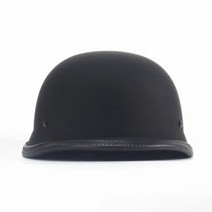 Vintage Motorcycle Cruiser Helmet – Retro Open Face Half Helmet, Germany Safety Helmet for Scooter & Motorcycle