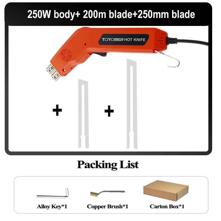 Electric Foam Cutter Hot Knife – Polystyrene, Styrofoam, Fabric, and Rope Cutting Tool for DIY Projects