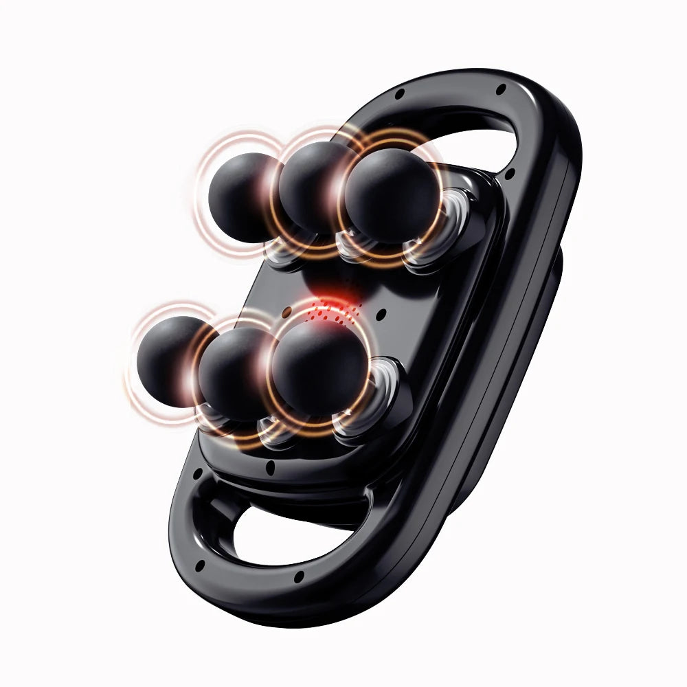 Six-Head Fascia Gun Massager — High-Frequency Electric Muscle Relaxation for Back, Waist, Legs, Shoulders & Full Body