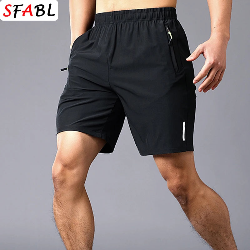 Men's Summer Beach Shorts – Quick-Drying, Breathable Elastic Fitness & Running Casual Shorts