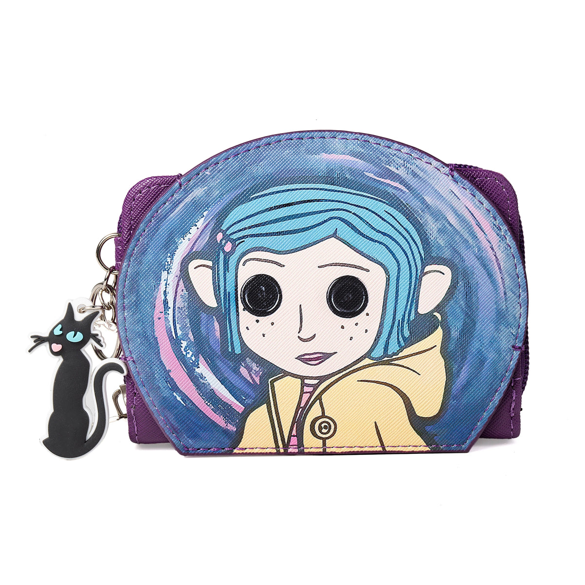 Caroline Cartoon Coin Purse - Cute Mini Wallet and Portable Card Holder for Everyday Use