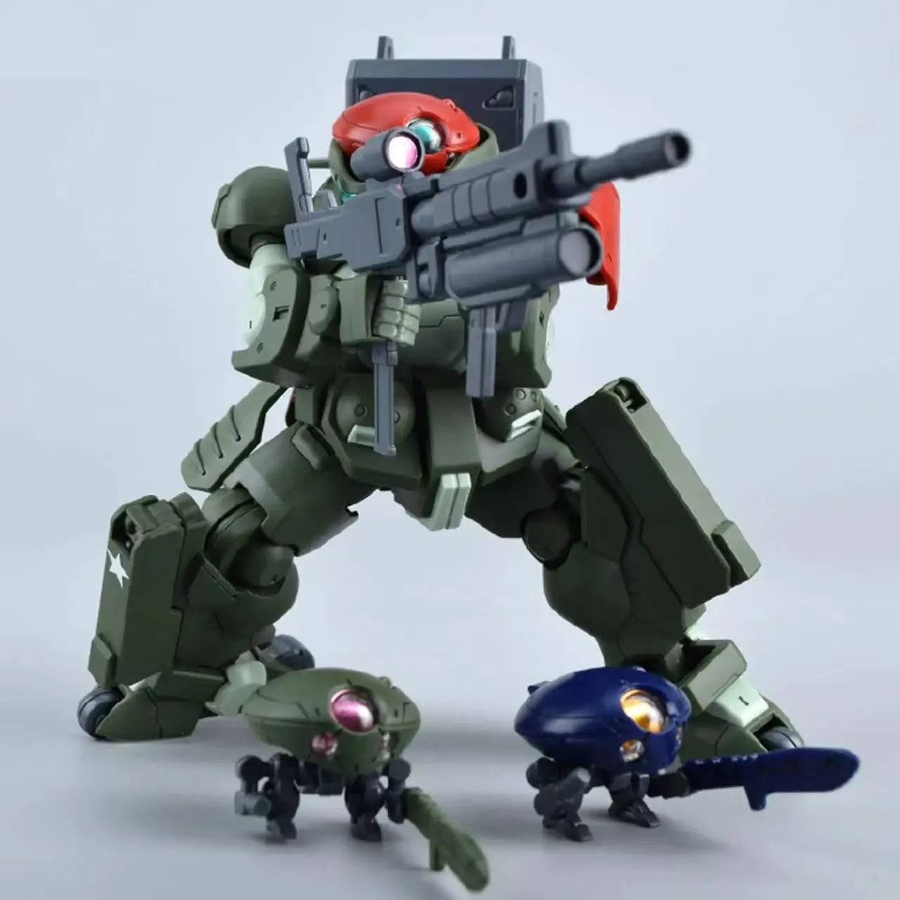 2025 HG 1/144 Jiuzhou Grimoire Red Beret Robot Model Kit – Plastic Assembly Action Figure Hobby Toy Gift for Collectors