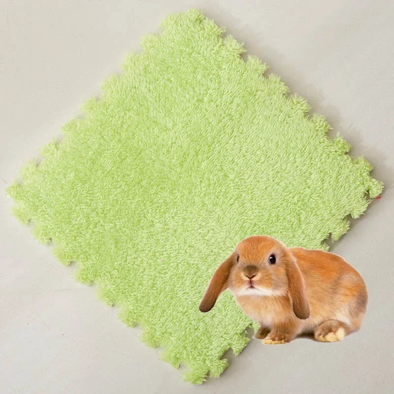 4/10PCS Waterproof Cage Liners – Anti-Slip Absorbent Bedding Mats for Rabbits, Guinea Pigs & Small Pets