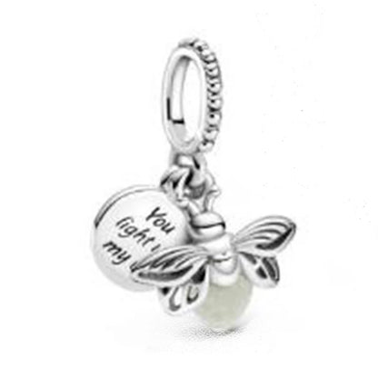 925 Silver Plated Murano Glass Sea Turtle Dangle Charm - Colorful Pink & Blue Jewelry for Women's Bracelet