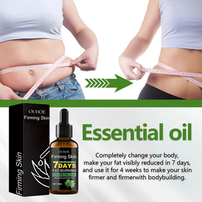 Body Slimming Massage Oil – Waist, Belly & Leg Massage Serum for Body Care and Firming Massage